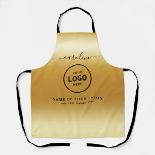 Tablier de salon moderne tendance avec logo