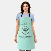 Tablier de salon moderne tendance avec logo (Porté)