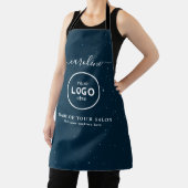 Tablier de salon moderne tendance avec logo (Insitu)