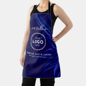 Tablier de salon moderne tendance avec logo (Insitu)