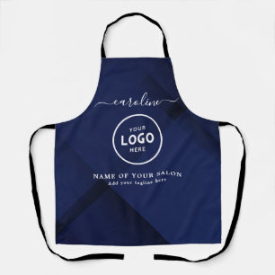 Tablier de salon moderne tendance avec logo