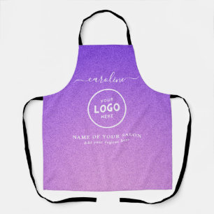Tablier de salon moderne tendance avec logo