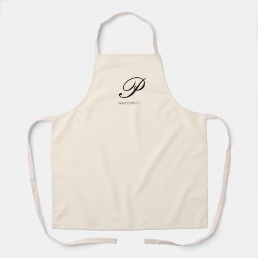 Tablier De Script Personnalisé - Rose Clair (Recto)