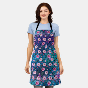 Tablier de sirène floral pailleté - Cadeau de Noël