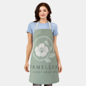 Tablier de Spa pour Employé avec Logo de Fleur de (Porté)