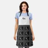 Tablier de style de restaurant pour amateur d'ours (Porté)