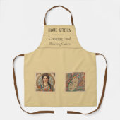 Tablier de style Grèce antique, Femmes et Chat Vin (Recto)