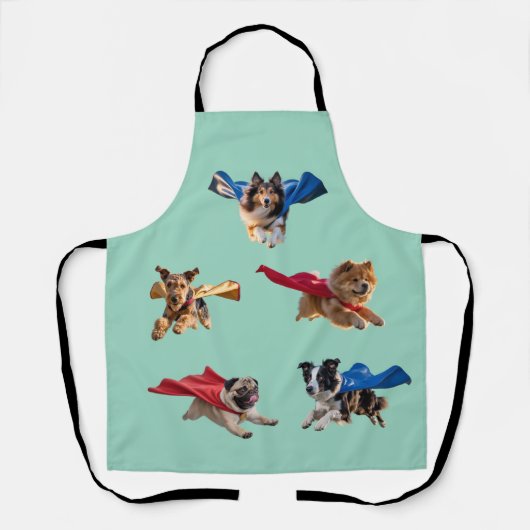 Tablier de super-héros chien (Recto)