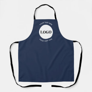Tablier de texte de logo minimaliste pour entrepri