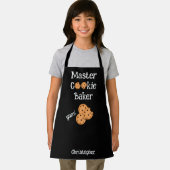 Tablier de texte noir pour enfant Maître Pâtissier (Insitu)