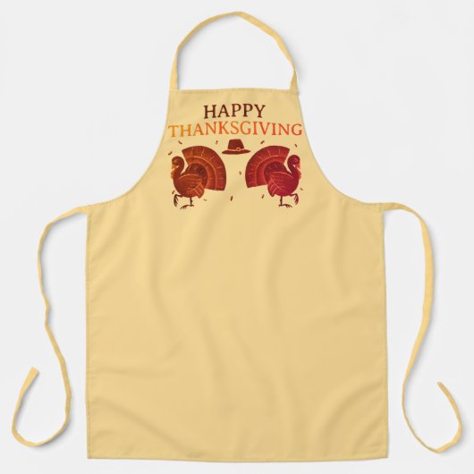 Tablier de Thanksgiving Gobble Gobble (Recto)