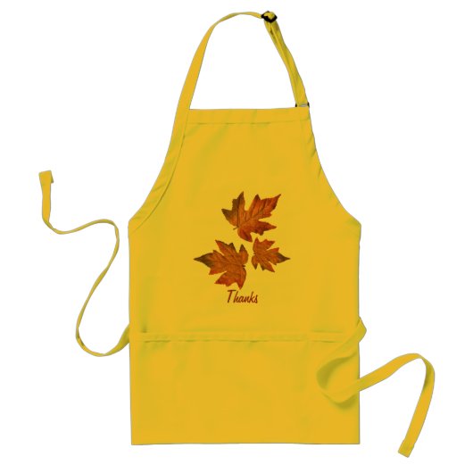 Tablier de thanksgiving - jaune (Devant)