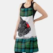 Tablier de Thanksgiving tartan dinde (Insitu)