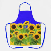 Tablier de tournesol - Couleurs du drapeau ukraini (Recto)