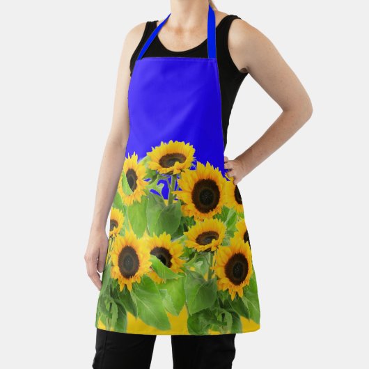 Tablier de tournesol - Couleurs du drapeau ukraini (Insitu)