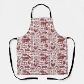 Tablier de travail de boucherie pour barbecue (Recto)