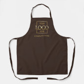 Tablier de travail de restaurant avec logo d'entre (Recto)