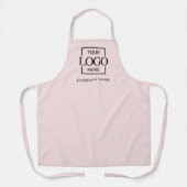 Tablier de travail de restaurant avec logo d'entre (Recto)
