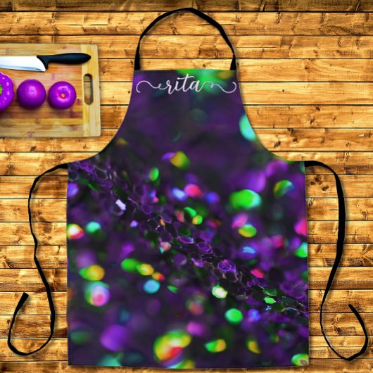 Tablier de travail pourpre foncé