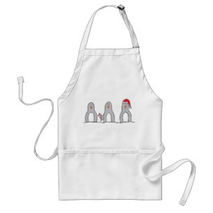 Tablier "de trio de pingouin"