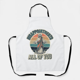 Tablier Déceptions drôles vous tous T-shirt religieux D