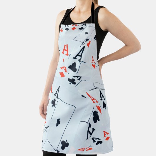 Tablier "Deck of Destiny : Layered Aces in a Poker Shuffle (Insitu)