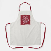 Tablier Deck the Halls Y'all (Recto)