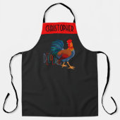 Tablier DeColores Cursillo Colorful Rooster Personalized (Recto)