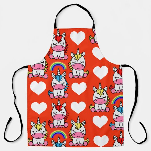 Tablier Décor de la maison Unicorn Pony (Recto)