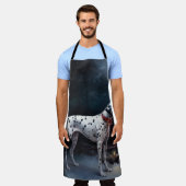 Tablier Décor de Noël Dalmatien Snowy (Porté)