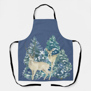 Tablier Décor de Noël rustique pour la maison avec des cer