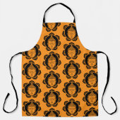 Tablier Décor d'intérieur bouddhiste (Recto)