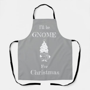 Tablier Décor moderne scandi Gnome de Noël
