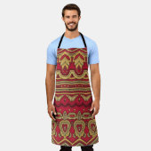 Tablier Décor oriental : Closeup Abstrait (Porté)