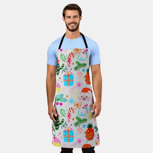 Tablier Décoration de Noël (Porté)