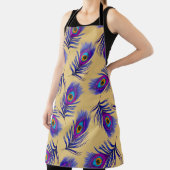Tablier Decorative seamless pattern with beautiful peacock (Insitu)