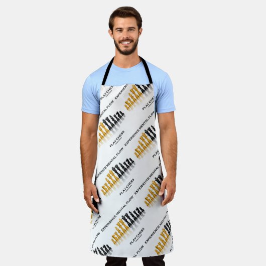 Tablier Découvrez le flux mental Jouer aux échecs reflétan (Porté)