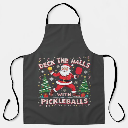 Tablier Découvrir Les Halls Avec Des Pickleballs (Recto)