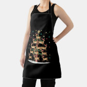 Tablier Deer Christmas Tree Drôle Vacances Cute Reindeer (Insitu)