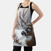 Tablier Deer d'hiver/Buck art (Insitu)