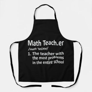 Tablier Définition de Math Teacher