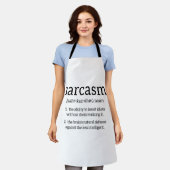 Tablier Définition du sarcasme (Porté)