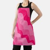 Tablier Dégradé des vagues ondulées roses (Insitu)