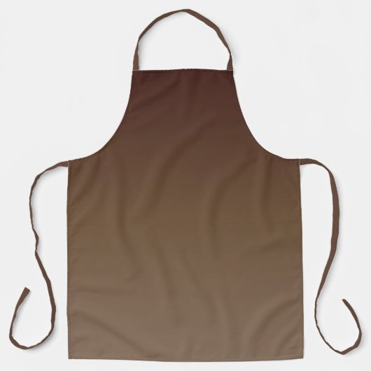 Tablier Dégradé marron (Recto)