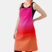 Tablier Dégradé rose, rouge et orange (Insitu)
