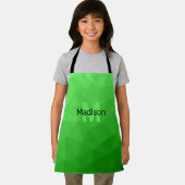 Tablier Dégradé vert clair géométrie motif maille Monogram (Insitu)