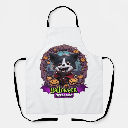 Tablier Déguisement de Halloween pour chiot (Recto)
