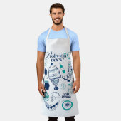 Tablier Delantal All-Over Print Apron (Porté)