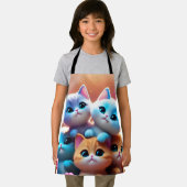 Tablier Delantal con gatitos (Insitu)