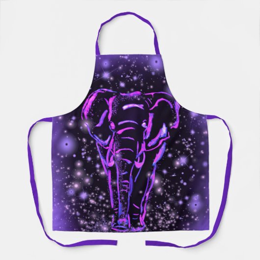 Tablier d'éléphant violet (Recto)